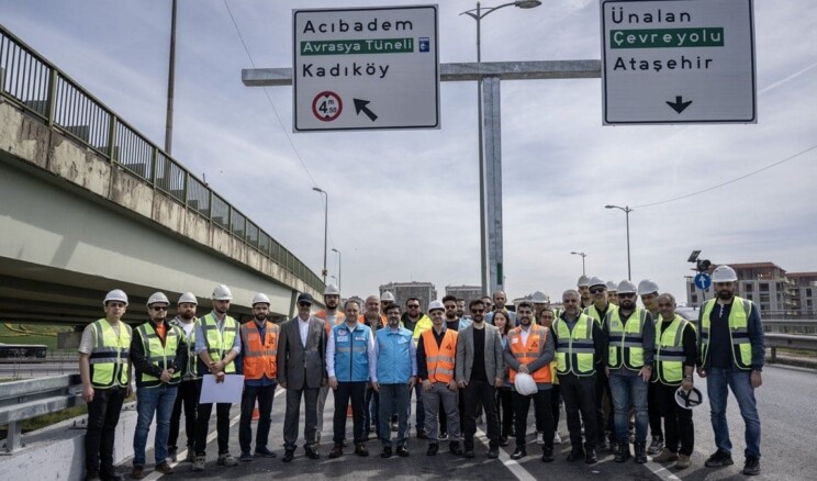 İstanbul’da Avrasya Tüneli-TEM Anadolu Otoyolu bağlantı yolu açıldı